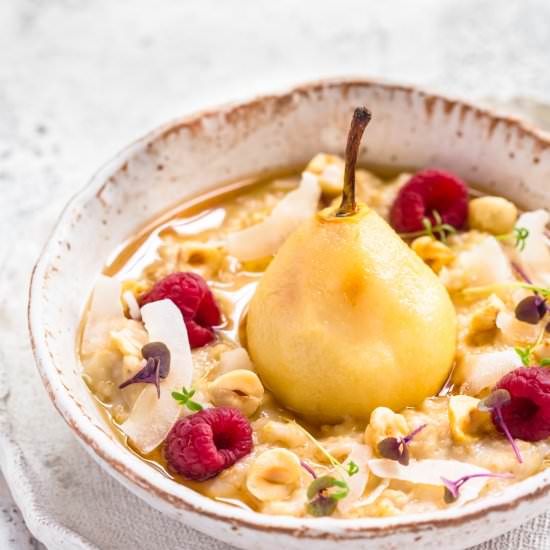 Pear + Coconut Porridge