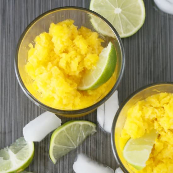 Mango Lime Granita