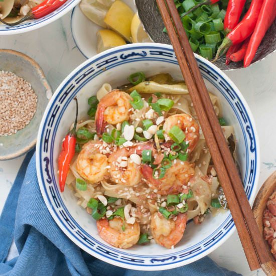 Thai Coconut Shrimp Noodles
