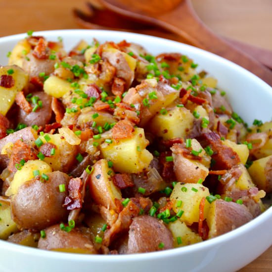 Potato Salad + Warm Bacon Dressing