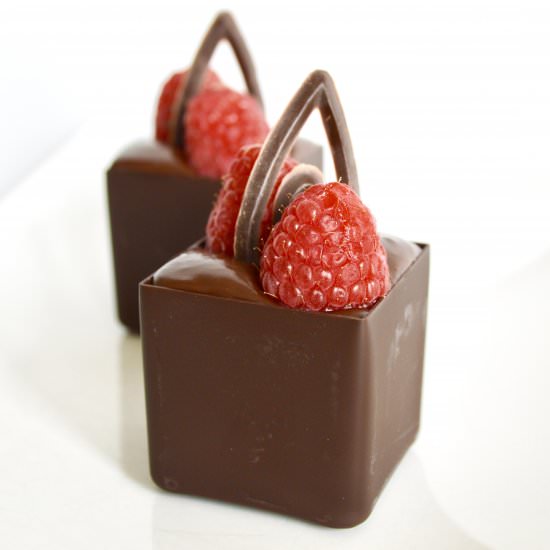 Chocolate & Raspberry Pots