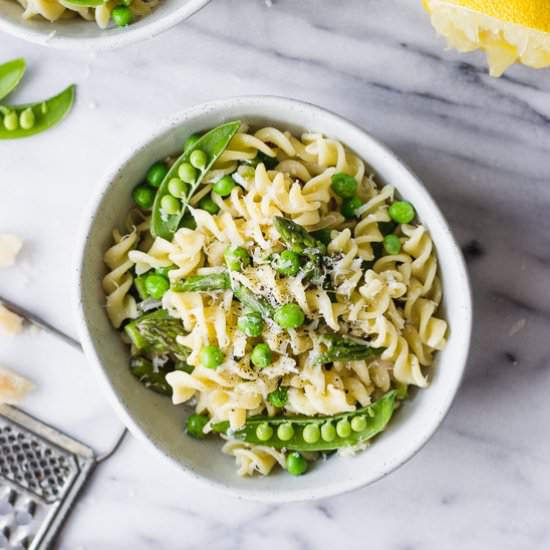 Easy Spring Vegetable Fusilli