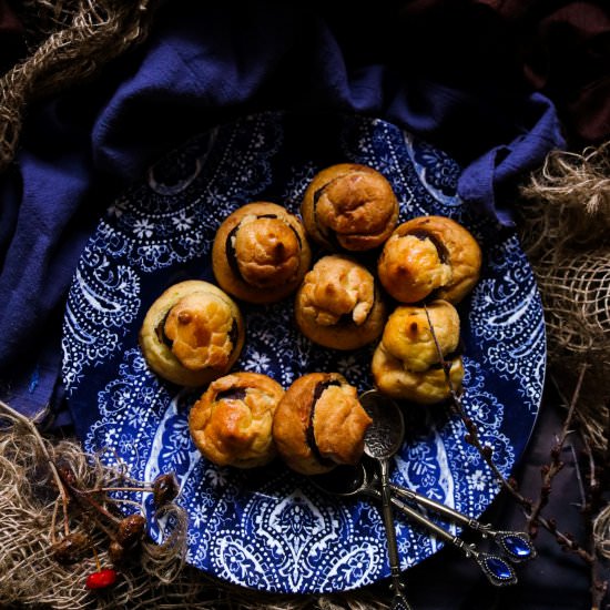 Chocolate Ganache Profiteroles