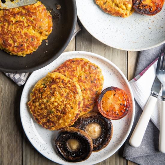 Split Yellow Pea Breakfast Fritters
