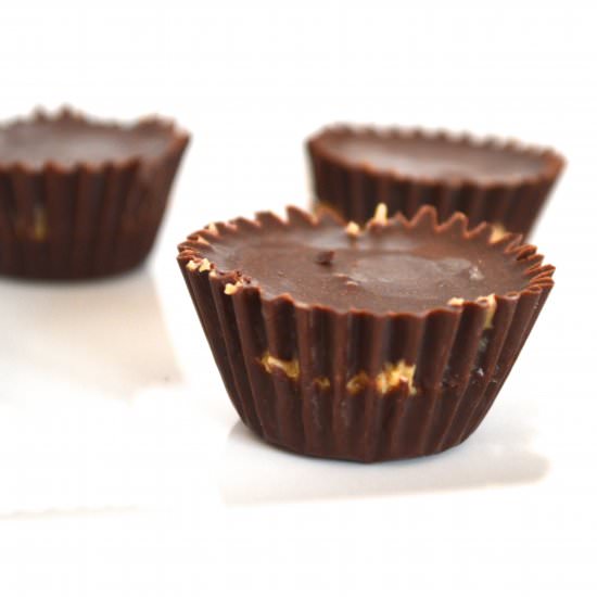 Raw Chocolate Peanut Butter Cups