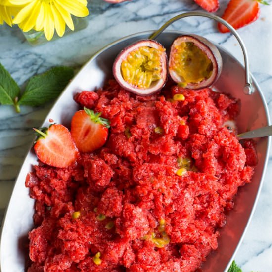 Strawberry Granita