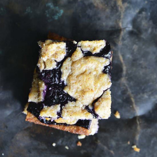 Fathead Blueberry Cobbler Bars