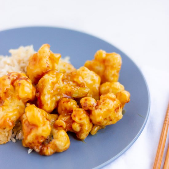 Crispy Orange Cauliflower