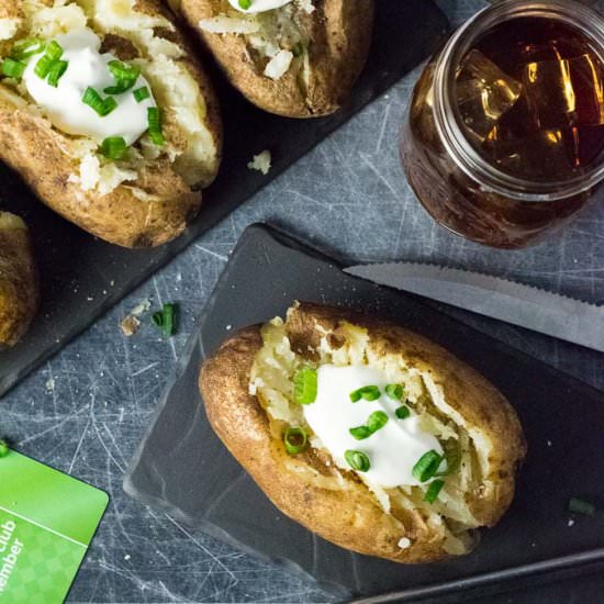 How to Grill Baked Potatoes