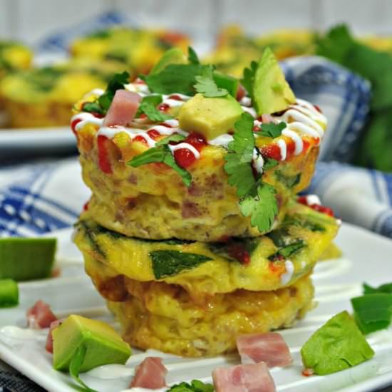 Low Carb Southwest Egg Muffins