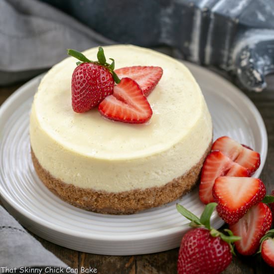 Vanilla Bean Instant Pot Cheesecake