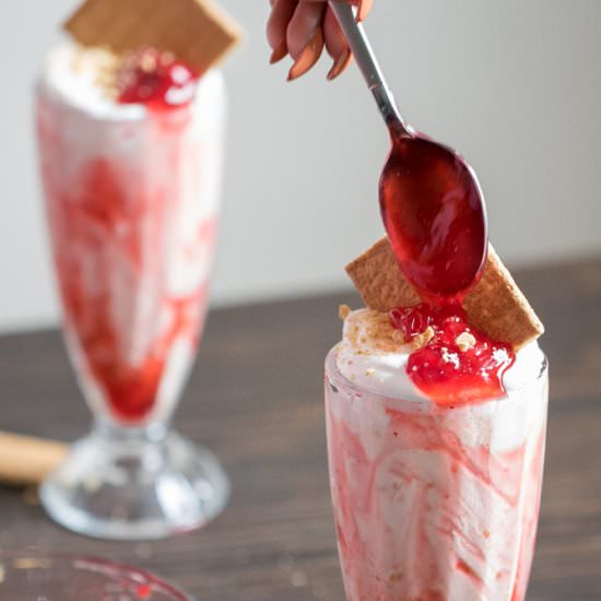 Strawberry Cheesecake Milkshake