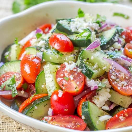 Cucumber Tomato Salad