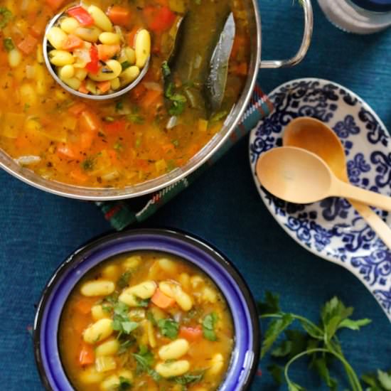 Romanian White Bean Soup