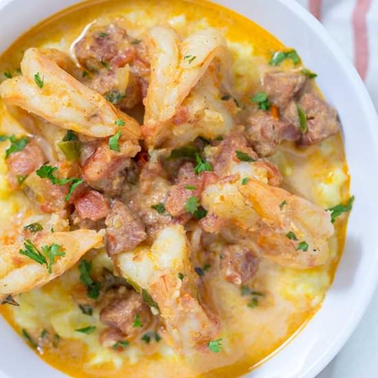 Instant Pot Shrimp and Grits