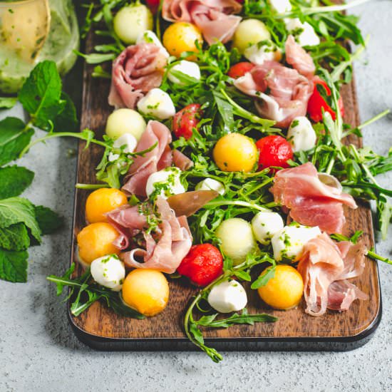 Melon Prosciutto Salad