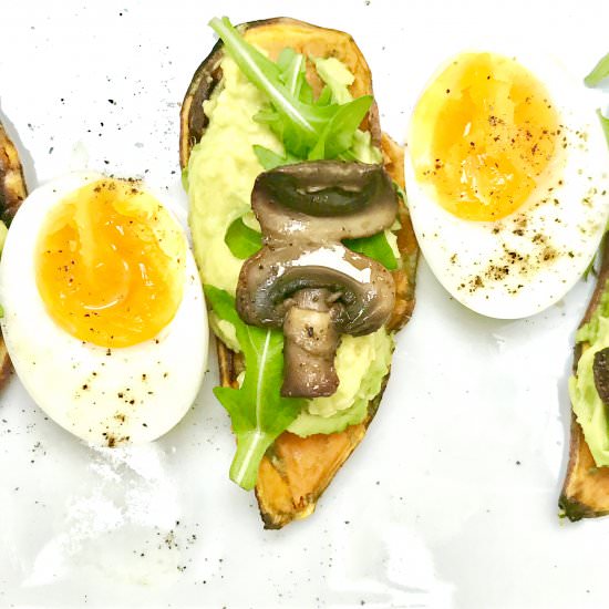 Avocado on Sweet Potato Toast