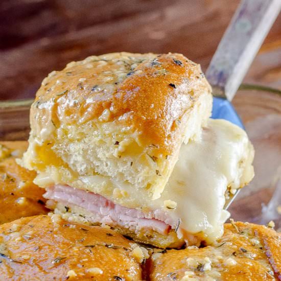 Ham and Swiss Sliders