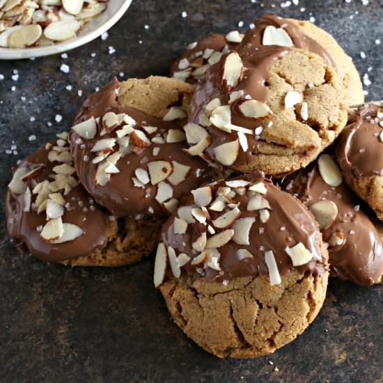 Chocolate Almond Butter Cookies