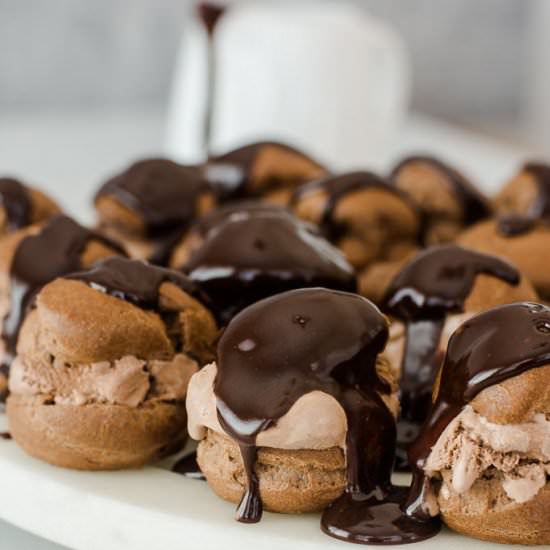 Chocolate Profiteroles