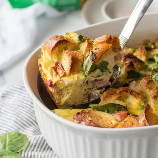 Gluten-Free Everything Bagel Strata