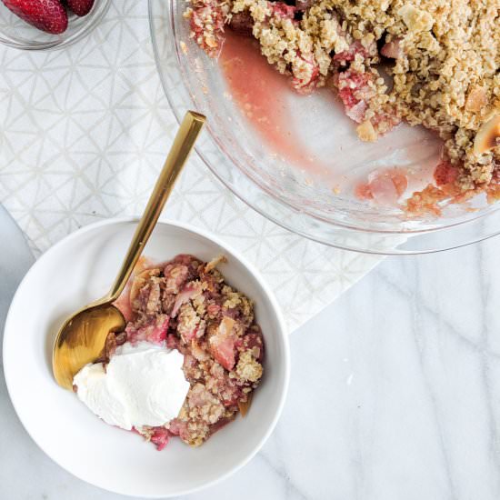 Strawberry Coconut Crisp