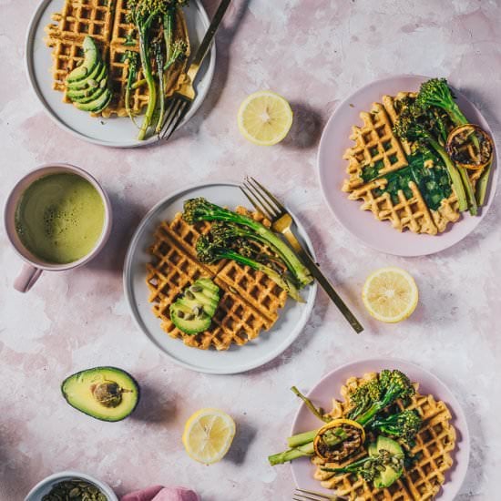 SAVORY SWEET POTATO WAFFLES