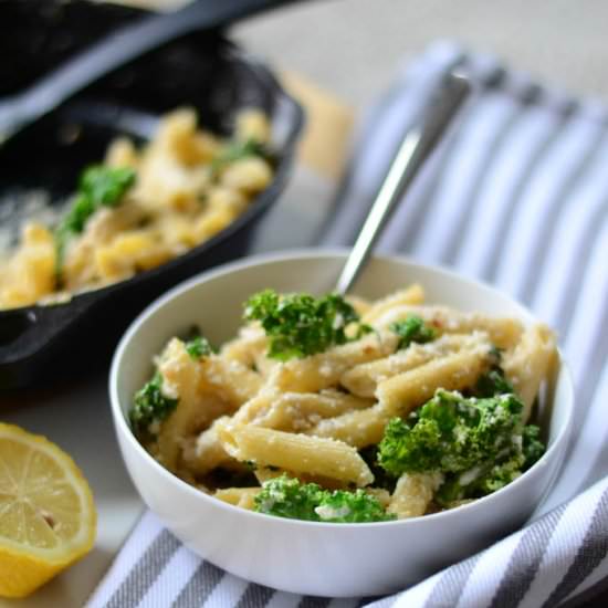 Creamy Vegan Pasta with Kale