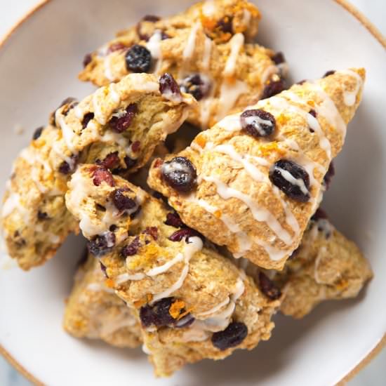 Cranberry Orange Scones