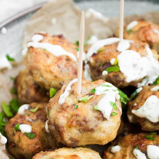 Chicken Bacon Ranch Poppers