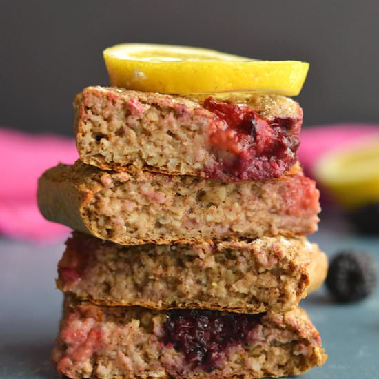 Berry Lemon Breakfast Bars