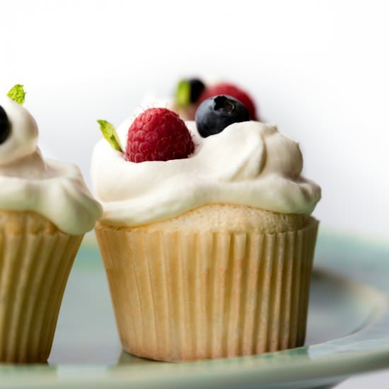 Light-as-air Angel Food Cupcakes