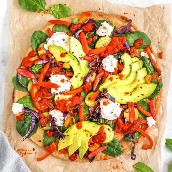 Roasted Veggie Pizza