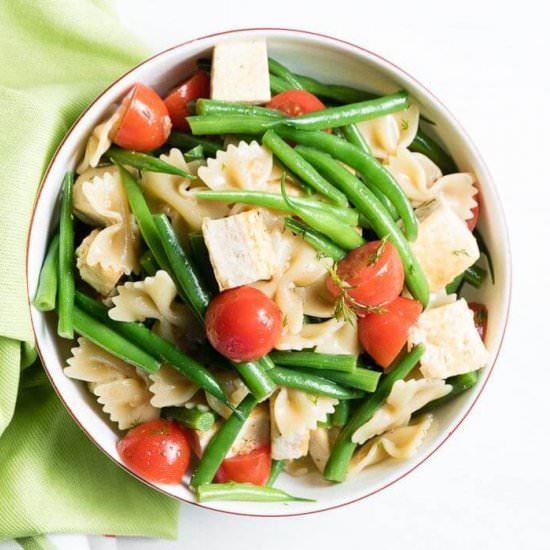 Summer Pasta Salad with Tofu