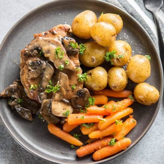 Instant Pot Pork Chops with Gravy