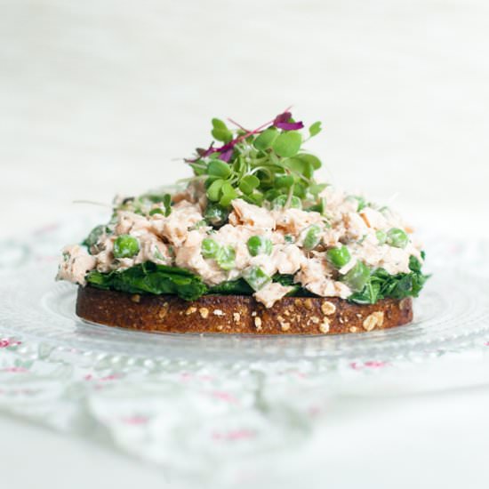 Spring Salmon Toast