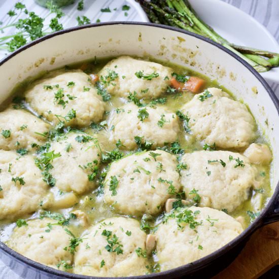 Chicken Casserole with Dumplings