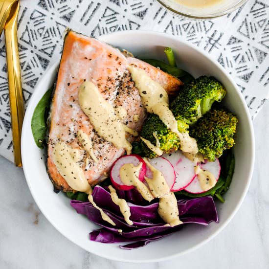 Rainbow Salmon Bowls