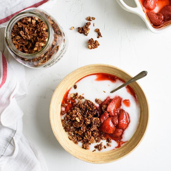 Chocolate-Coconut Granola