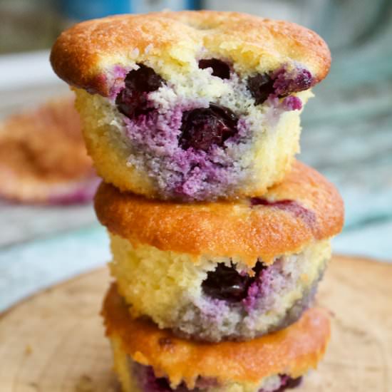 Keto Blueberry Lemon Muffins