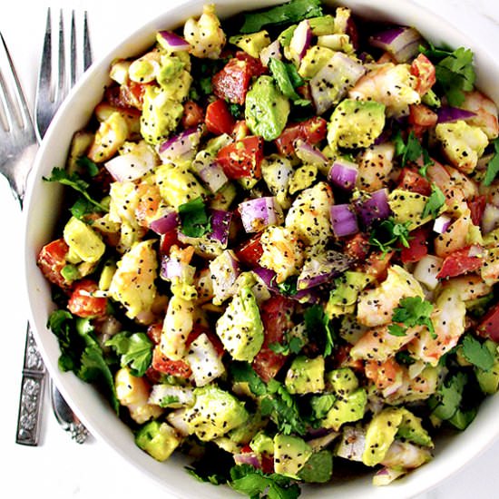 Paleo Shrimp Guacamole