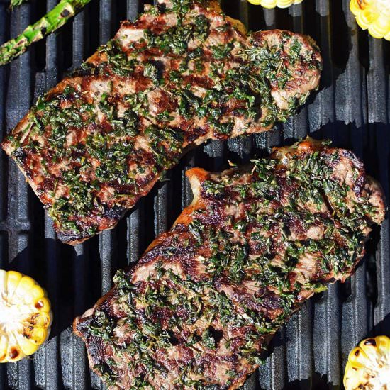 Grilled Herb Steak