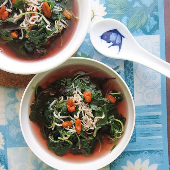 Red Leaf Amaranth Soup