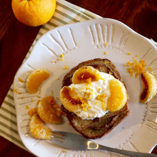 Halos Mandarin Orange French Toast