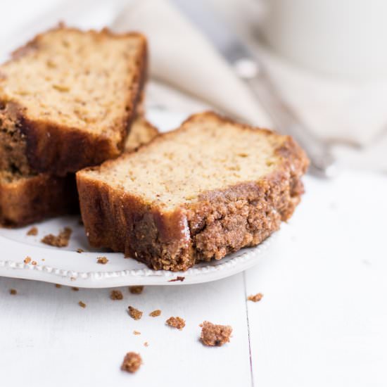 Coffee Cake Banana Bread