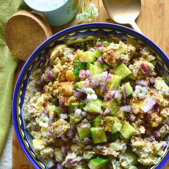Potato Cucumber Salad with Za’atar