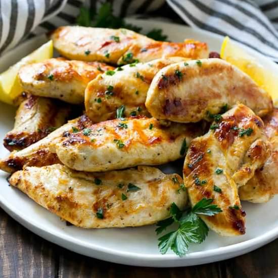 Lemon Garlic Marinated Chicken