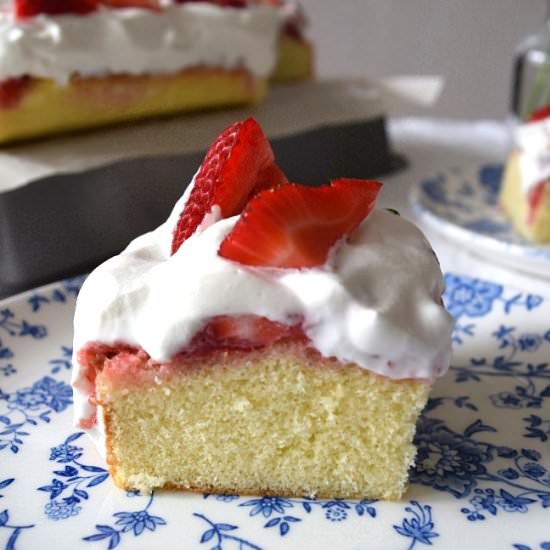 Strawberries and Cream Cake