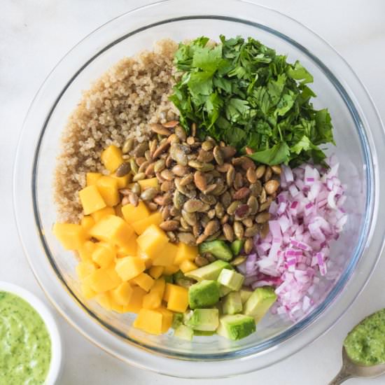 Mango-Avocado Quinoa Salad