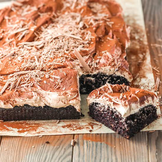 Chocolate Cake w Milk Choc Frosting